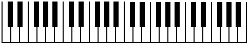 Piano keys